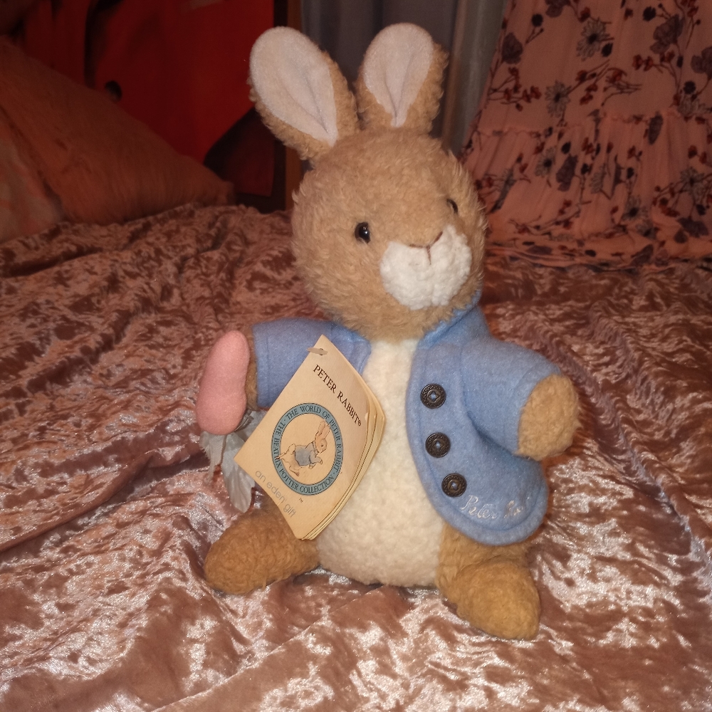 Vintage Peter Rabbit Beatrice Potter Stuffed Animal Bunny